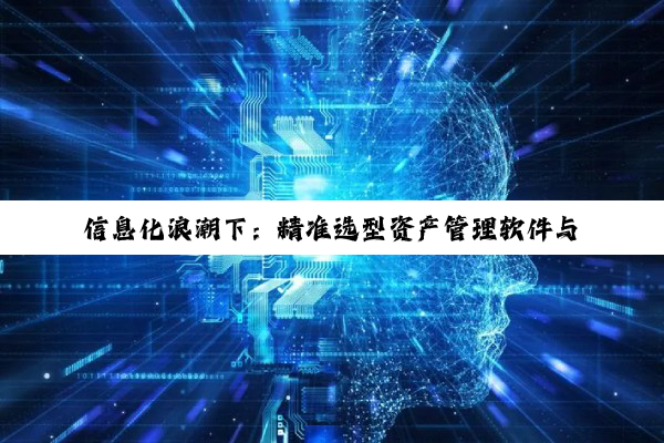 【科普解答】信息化浪潮下：精准选型资产管理软件与数据采购公司的深度指南